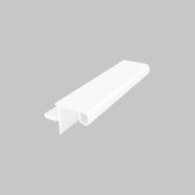 Профиль для кухонных баз «Г» LIMBO LED 4 м/белый +2 шт Профиль-рассеив для LED подсветки L=2000м