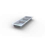 Лоток для столовых приборов TRAYBOND 157х480мм, 3 секции