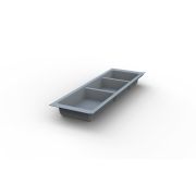 Лоток для столовых приборов TRAYBOND 157х480мм, 3 секции