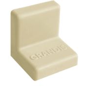 Уголок GRANDIS стальной с заглушкой ясень 25*25 мм